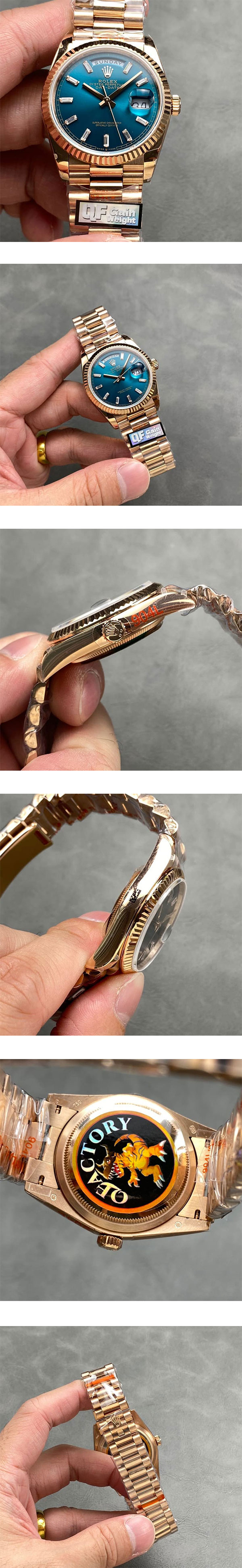 【QF製 加重版】ロレックスコピー デイデイトコピー M128235-0085(36mm) 優良配送